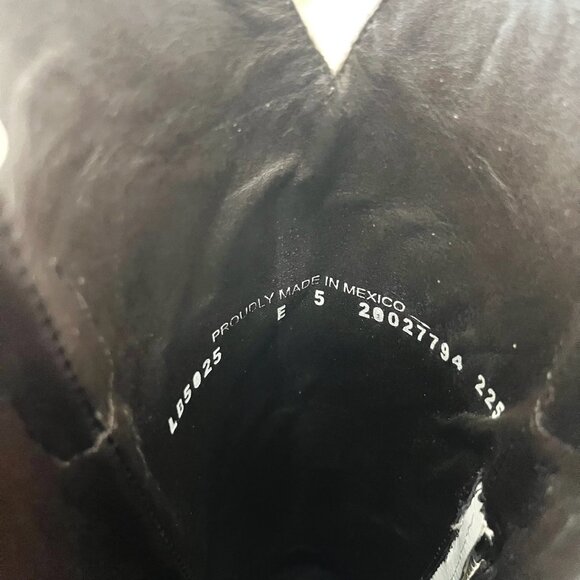 Lane MEGAN MORONEY Smokeshow Womens Cowboy Boots 5 White Western Cowgirl Tall - Picture 9 of 12